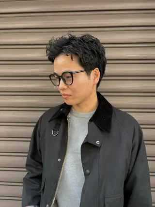 パーマ メンズ 【メンズショート 特化】村斎　伶次のヘアスタイル