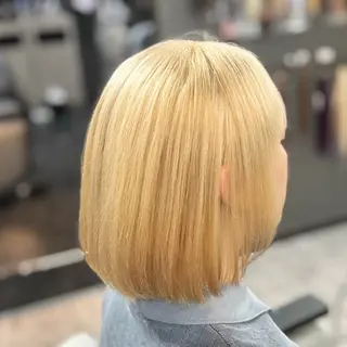 ミディアム 吉田 聡一のヘアスタイル