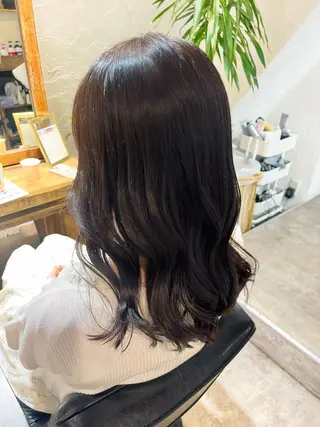 ミディアム 新宿/髪質改善 艶カラー👶Renaのヘアスタイル
