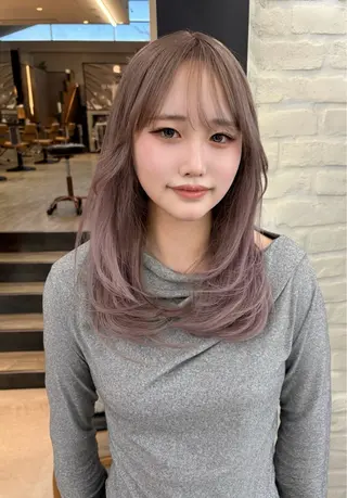 ミディアム ユナイテッド ビューティー西金沢のヘアスタイル