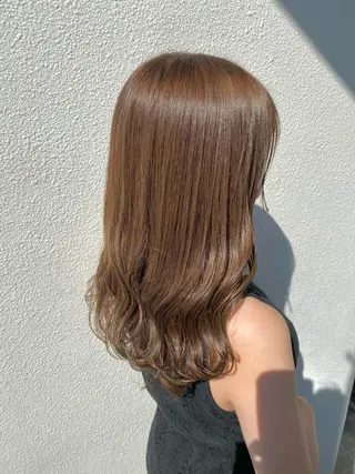 ロング カラー 髪質改善/艶カラー 🎀レイヤーカットのヘアスタイル