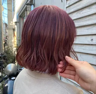 ショート カラー 🪭risa 暖色/レイヤー🪭のヘアスタイル