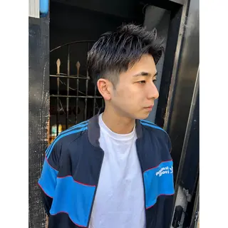 ショート パーマ メンズ 💈メンズ短髪特化 ✂︎伊藤大輝💈のヘアスタイル