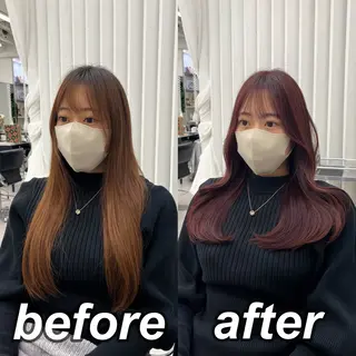 セミロング カラー パーマ ヘアアレンジ メンズ 韓国ヘア×2way 🇰🇷和知拓郎のヘアスタイル