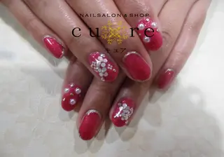 ミディアム ネイル ネイルサロン Cureのネイルデザイン