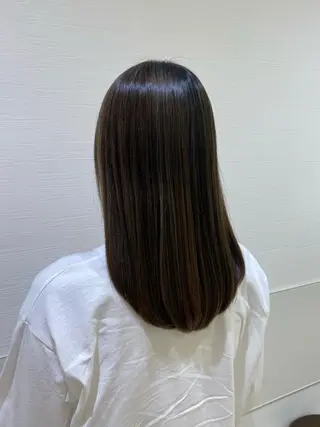 ロング カラー ナチュラル艶カラー 🤎maoのヘアスタイル