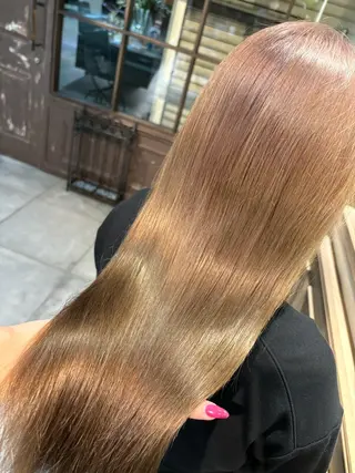 ロング カラー ｶﾉ / 艶カラー/レイヤーのヘアスタイル