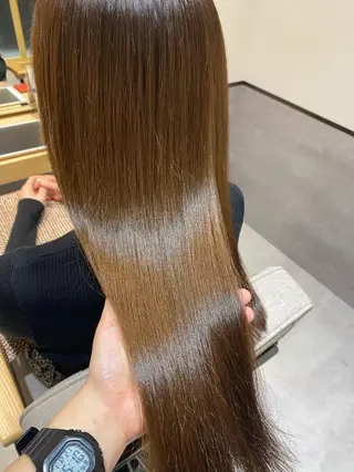 ロング カラー やまぐち あやみのヘアスタイル