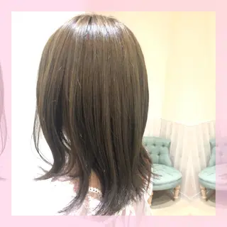ミディアム カラー 🍒前川 🍒のヘアスタイル