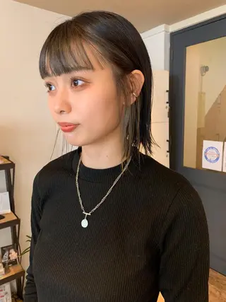 ショート カラー パーマ ヘアアレンジ メンズ キッズ ネイル マツエク・マツパ ウルフレイヤーカット /チヒロのヘアスタイル