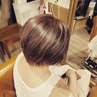 ショート カラー spa hair ark 富井直美のヘアスタイル