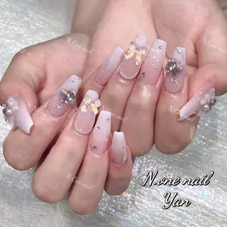 ネイル 長いだし/スカルプ/ パラシェルN.oneのネイルデザイン