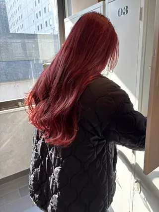 ロング カラー _WHITE 天神店 YUMEKA🐻のヘアスタイル