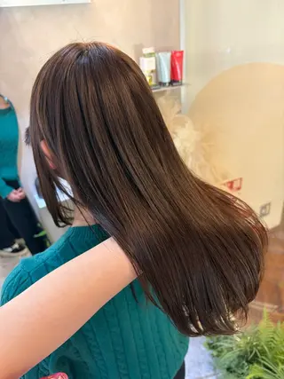 ミディアム カラー Ayano‪‪🎀似 合わせ×透明感🎀のヘアスタイル