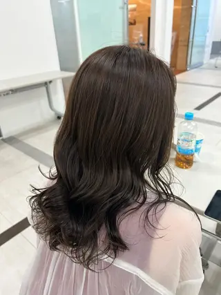 セミロング カラー 🌈 YUUNA🌈のヘアスタイル