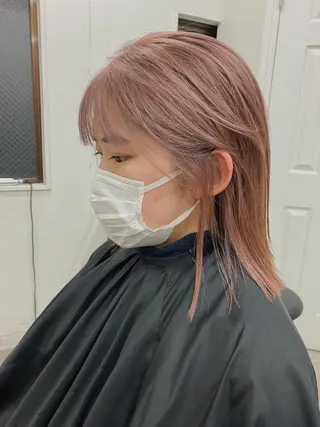 ミディアム カラー ヘアアレンジ ニュアンスヘア🌔 nanakoのヘアスタイル