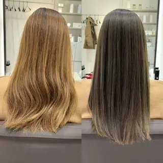 セミロング EIGHT plum TOKIOリミテッドのヘアスタイル