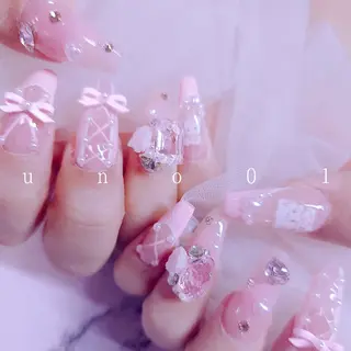 ネイル 梅田🦄中崎町🩵 u n o 0 1のネイルデザイン