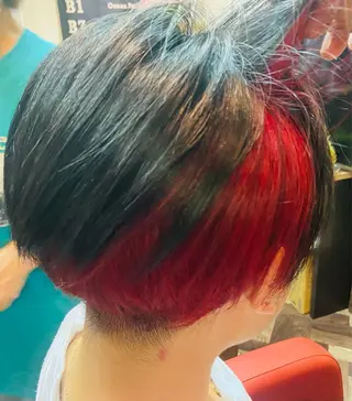 ショート カラー メンズ タカダ ユウキのヘアスタイル