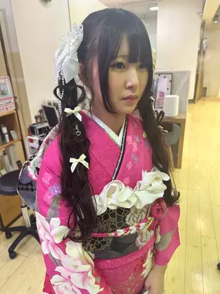 ロング FUJII MARINのヘアスタイル