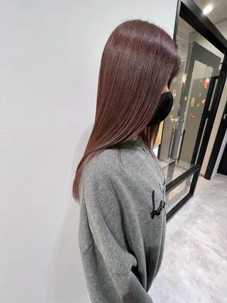ロング カラー 縮毛矯正×髪質改善 店長　DAITOのヘアスタイル