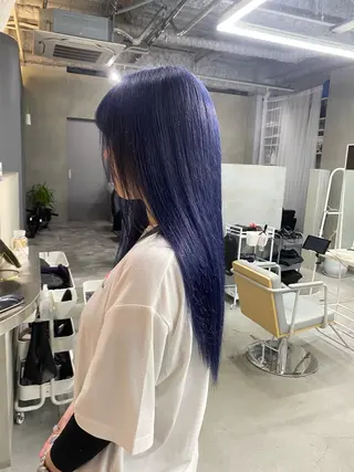 ロング カラー 前橋 姫奈のヘアスタイル