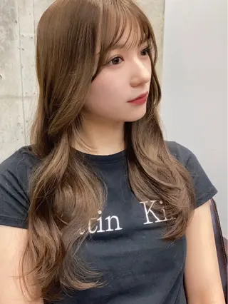 ロング カラー 韓国/ワンホンヘア 髪質改善/MaCoのヘアスタイル