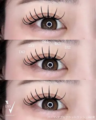 マツエク・マツパ VIAS YURINAのマツエク・マツパデザイン