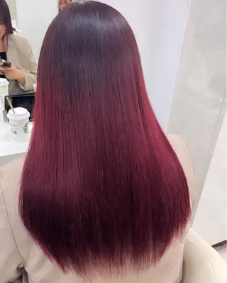 ロング カラー momo /レイヤー/暖色のヘアスタイル