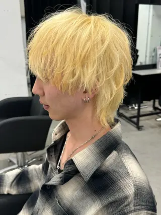 ショート カラー メンズ Pia/KIRIA /福岡美容室のヘアスタイル