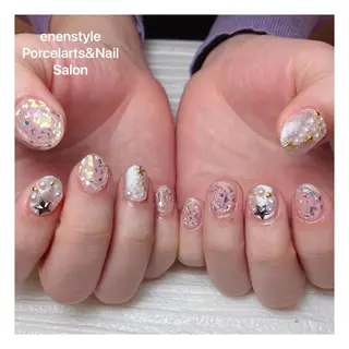 ショート ネイル 👑enen style👑のネイルデザイン