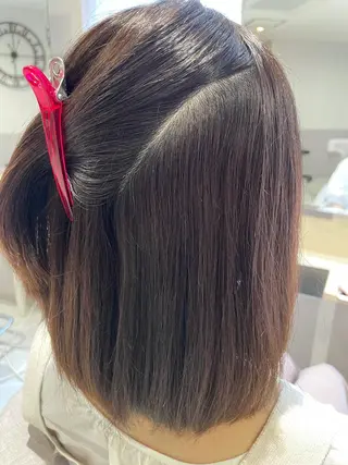 ミディアム 髪質改善お任せ ください♪ひとみのヘアスタイル
