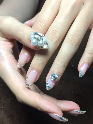 ロング ネイル nail salon 7☺︎2のネイルデザイン