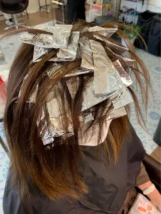 セミロング CALON銀座　松田 力丸のヘアスタイル