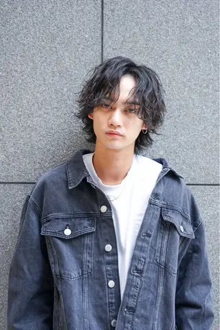 パーマ メンズ rino/カット/ ショート/名古屋のヘアスタイル