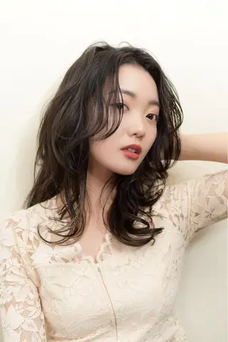 セミロング 北川 裕暁のヘアスタイル