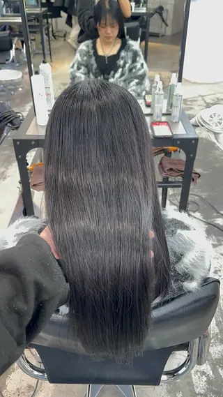 ロング カラー パーマ ヘアアレンジ 暖色💖ツヤ髪💖 masae🌼のヘアスタイル