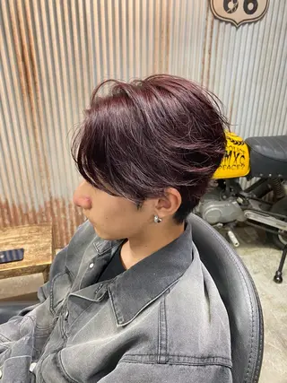 カラー メンズ 黒川 燿のヘアスタイル