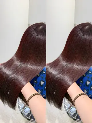 ロング 艶髪カラー🫧 髪質改善🪽萩原のヘアスタイル