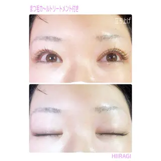 マツエク・マツパ 美容室 HIIRAGIのマツエク・マツパデザイン