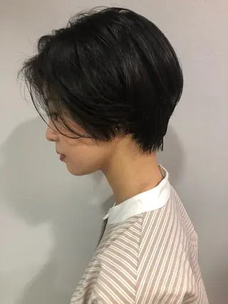 ショート 低ダメージパーマ ケアパーマ/武田明大のヘアスタイル