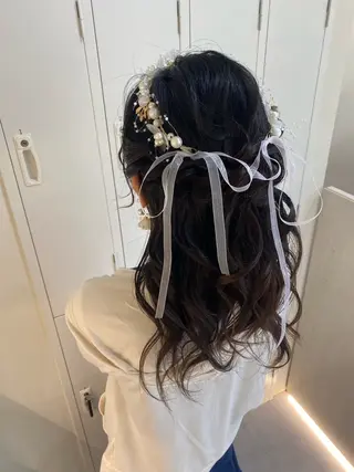 ヘアアレンジ 髪質改善/艶カラー 🎀レイヤーカットのヘアスタイル