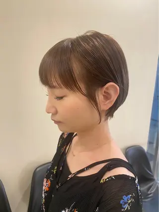 ショート カラー ダメージレス美容師 🌱水島侑理のヘアスタイル