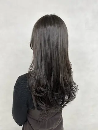 ロング カラー 大人レイヤー& 透明感カラー💄のヘアスタイル