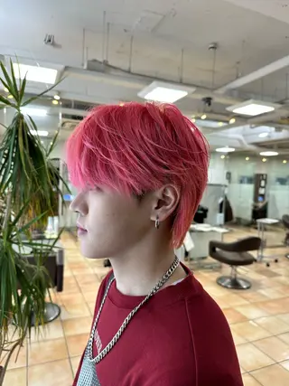 カラー メンズ 鈴木 隆威のヘアスタイル