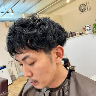 パーマ メンズ 美髪矯正/髪質改善 レガロ堺市伏尾/松田のヘアスタイル