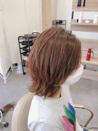 ミディアム カラー ✨ミニボブ特化✨ ✂︎Raimu✂︎のヘアスタイル