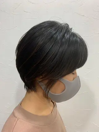 ショート トクシ ーのヘアスタイル