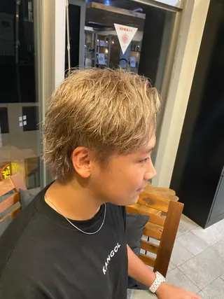 カラー ヘアアレンジ メンズ men'slapis YUTOのヘアスタイル