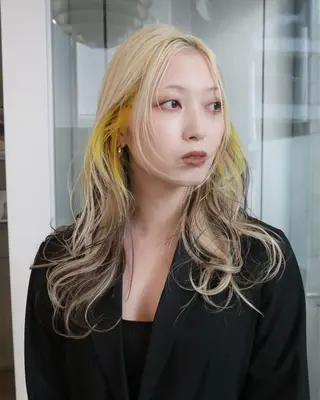 ロング カラー レイヤーカットとハイ トーン/HIROKIのヘアスタイル